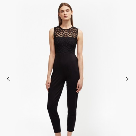 french connection black jumpsuit